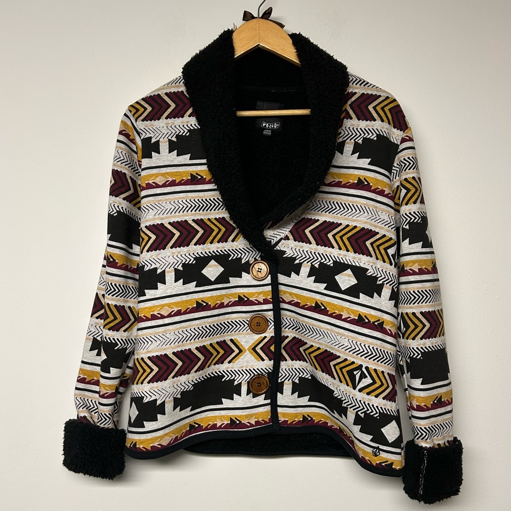 Volcom Baba Black Sheep Sherpa Jacket